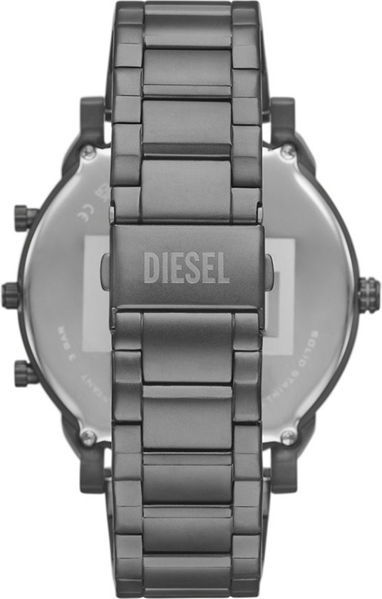 Diesel DZ7487 Gehäuseboden aus Edelstahl mit Only The Brave Logo Gravur