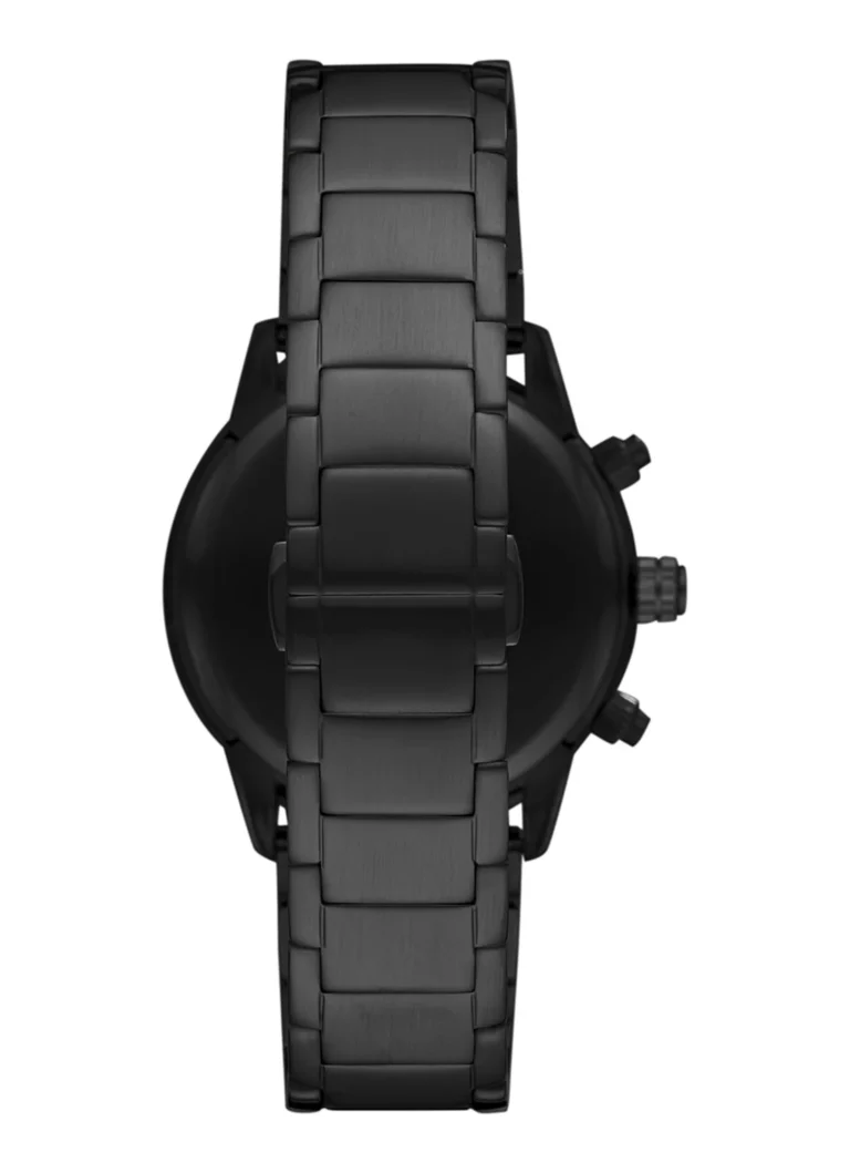 Emporio Armani AR11242 Gehäuseboden mit eingraviertem Adler-Logo und Seriennummer